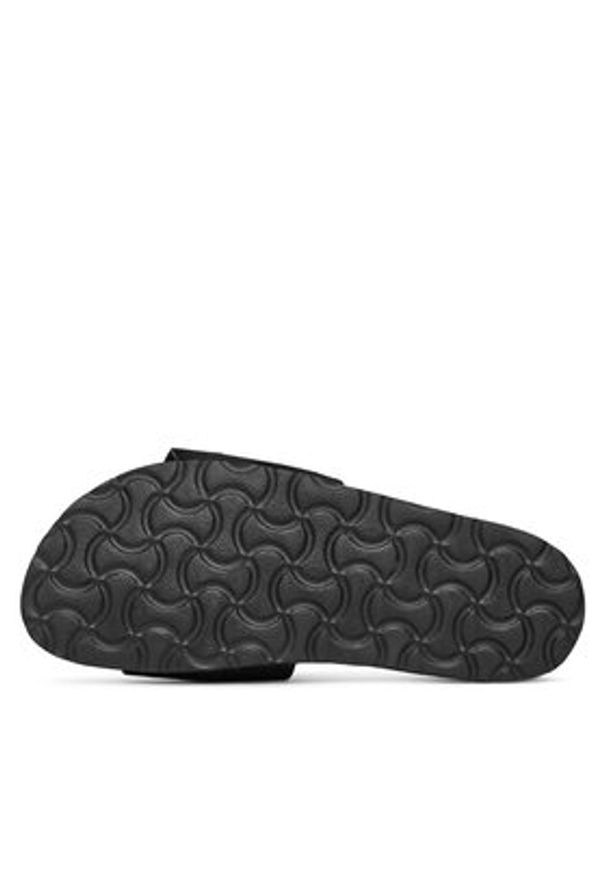 DeeZee Klapki S113 Czarny. Kolor: czarny. Materiał: materiał