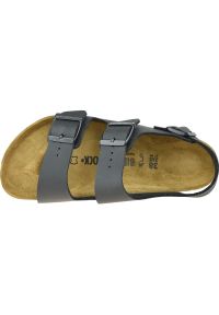 Sandały Birkenstock Milano Bf 34791 czarne. Kolor: czarny. Materiał: syntetyk. Sezon: lato. Styl: klasyczny