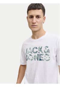 Jack & Jones T-Shirt Ejeff Logo 12288536 Biały Regular Fit. Kolor: biały. Materiał: bawełna #6