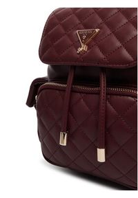 Guess Plecak J6YZ05 W2510 Bordowy. Kolor: czerwony. Materiał: skóra #5