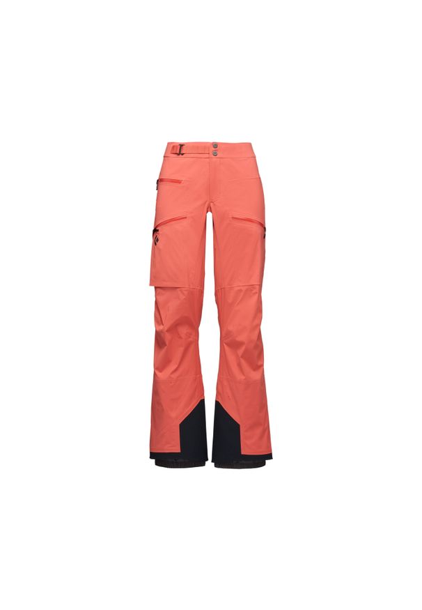 Spodnie narciarskie dla kobiet Black Diamond Recon LT Stretch. Kolor: pomarańczowy, różowy, wielokolorowy. Sezon: zima. Sport: narciarstwo