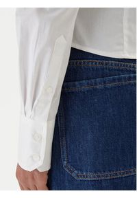 Tommy Jeans Koszula Baby DW0DW22604 Biały Slim Fit. Kolor: biały. Materiał: bawełna #5