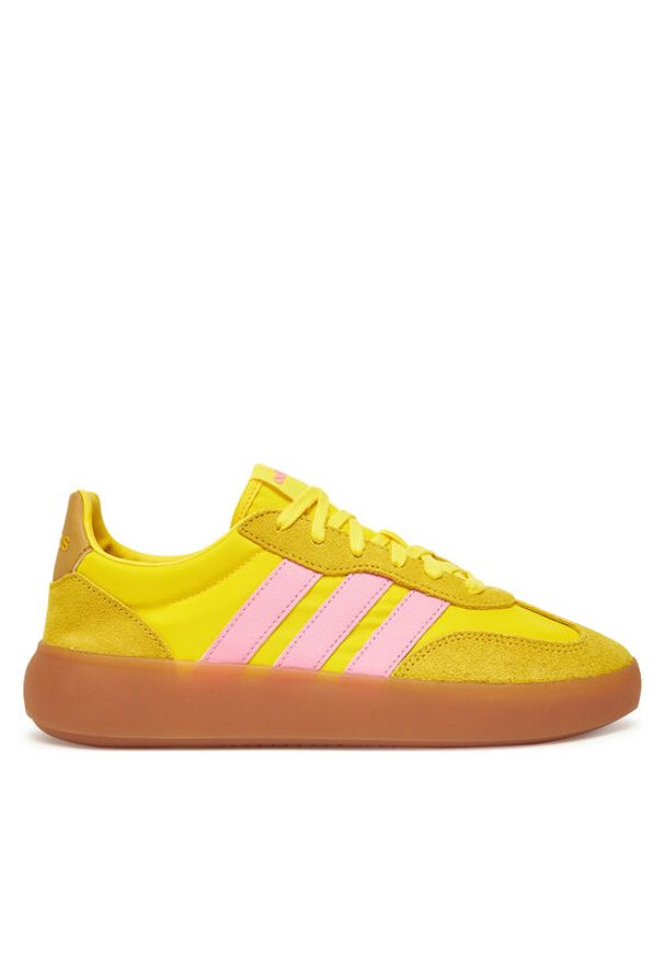 Adidas - adidas Sneakersy Barreda Decode JR3542 Żółty. Kolor: żółty. Materiał: skóra, zamsz