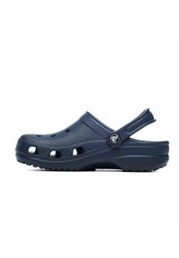 Dziecko Surfing Japonki Crocs Classic Clog Kids, Navy Blue. Okazja: na plażę, na co dzień. Kolor: niebieski. Materiał: syntetyk, materiał. Styl: casual