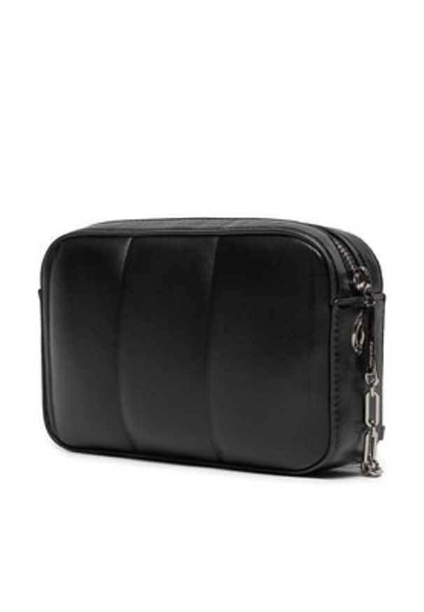 Calvin Klein Torebka Line Quilt Camera Bag K60K613076 Czarny. Kolor: czarny. Materiał: skórzane