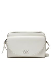 Calvin Klein Torebka Ck Daily Camera Bag Pebble K60K611914 Biały. Kolor: biały. Materiał: skórzane #1