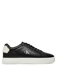 Calvin Klein Jeans Sneakersy Classic Cupsole Ru Patch Lth YM0YM01297 Czarny. Kolor: czarny. Materiał: skóra