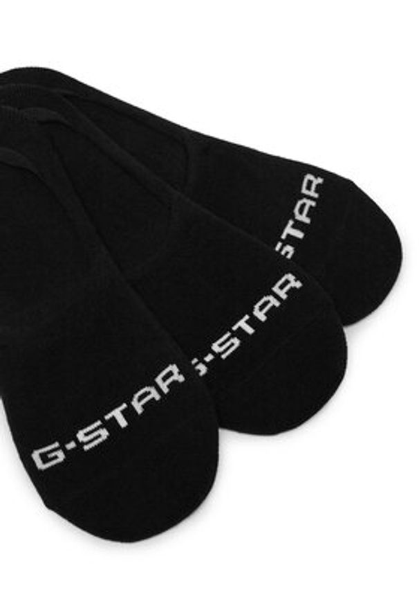 G-Star RAW - G-Star Raw Stopki AS_G-STAR_S_124_SS25 (3-PACK) Czarny. Kolor: czarny. Materiał: bawełna
