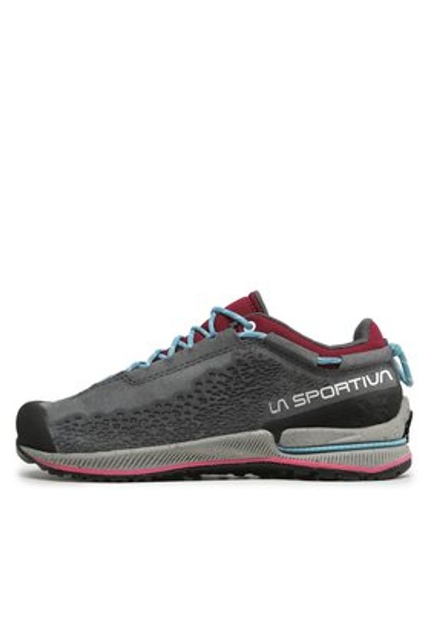 LA SPORTIVA - La Sportiva Trekkingi Tx2 Evo Leather W's 27X900314 Szary. Kolor: szary. Materiał: zamsz, skóra