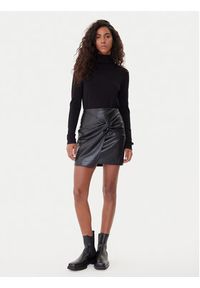 Vero Moda Spódnica z imitacji skóry Gawn 10333689 Czarny Regular Fit. Kolor: czarny. Materiał: skóra #6