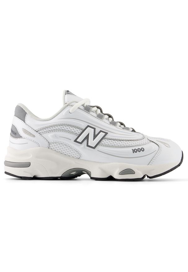 Buty dziecięce New Balance GC1000DK – białe. Kolor: biały. Materiał: materiał, syntetyk. Szerokość cholewki: normalna