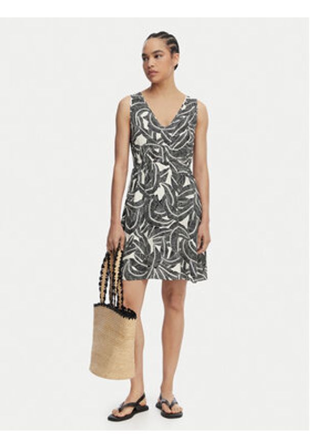 only - ONLY Sukienka letnia Nova 15323197 Szary Regular Fit. Kolor: szary. Materiał: wiskoza. Sezon: lato