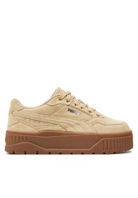 Puma Sneakersy Karmen Ii Idol Sd 397462 01 Beżowy. Kolor: beżowy. Materiał: zamsz, skóra