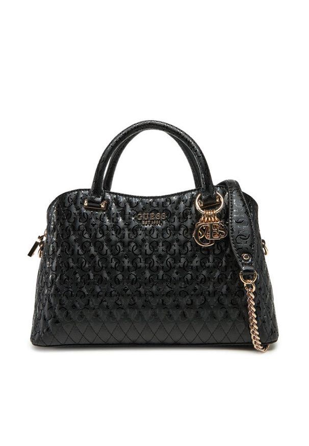 Guess Torebka HWGG96 26060 Czarny. Kolor: czarny. Materiał: skórzane