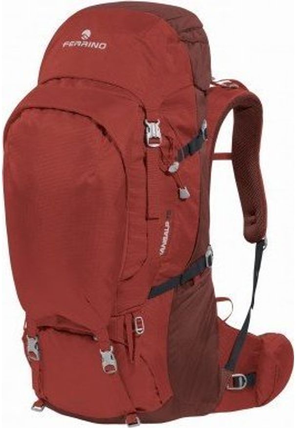 Plecak turystyczny Ferrino Transalp 75 l Czerwony. Kolor: czerwony