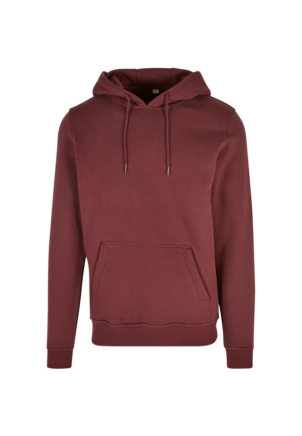 BUILD YOUR BRAND - Organiczna Bluza Z Kapturem Unisex Dla Dorosłych. Typ kołnierza: kaptur. Kolor: różowy