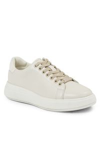 Calvin Klein Sneakersy Raised Cupsole Lace Up HW0HW01668 Beżowy. Kolor: beżowy. Materiał: skóra #3