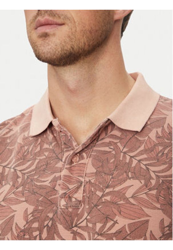 Blend Polo 20718251 Różowy Regular Fit. Typ kołnierza: polo. Kolor: różowy. Materiał: bawełna