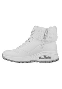 skechers - Buty do chodzenia damskie Skechers Uno Rugged Fall Air 2. Wysokość cholewki: za kostkę. Zapięcie: sznurówki. Kolor: biały. Materiał: tkanina. Szerokość cholewki: normalna. Sport: turystyka piesza