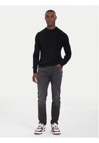 EA7 Emporio Armani Sweter 7M000925 AF17667 UC001 Czarny Regular Fit. Kolor: czarny. Materiał: wełna #4