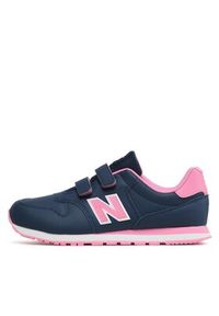 New Balance Sneakersy GV500NP1 Granatowy. Kolor: niebieski. Materiał: skóra #5