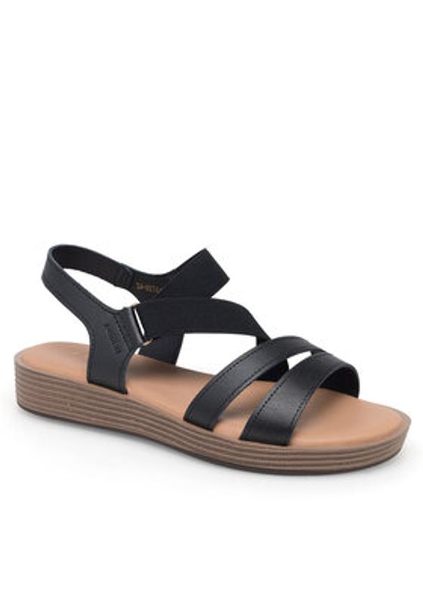 Lasocki Sandały WFA2720-4Z Czarny. Kolor: czarny. Materiał: materiał