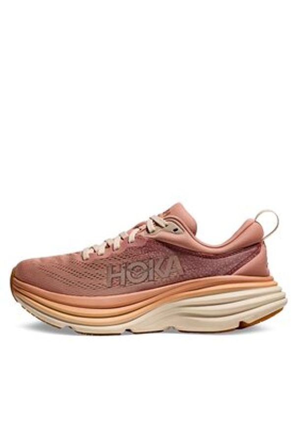 HOKA - Hoka Buty do biegania Bondi 8 1127952 Brązowy. Kolor: brązowy. Materiał: materiał