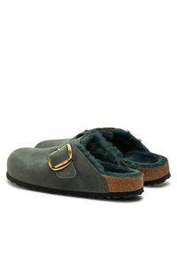 Birkenstock Klapki Boston Bb Shearling Leoi 1028061 Zielony. Kolor: zielony. Materiał: skóra #3