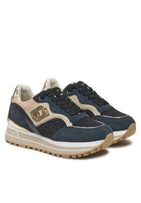 Liu Jo Sneakersy Maxi Wonder 73 BA5015 PX542 Czarny. Kolor: czarny. Materiał: skóra, zamsz #5