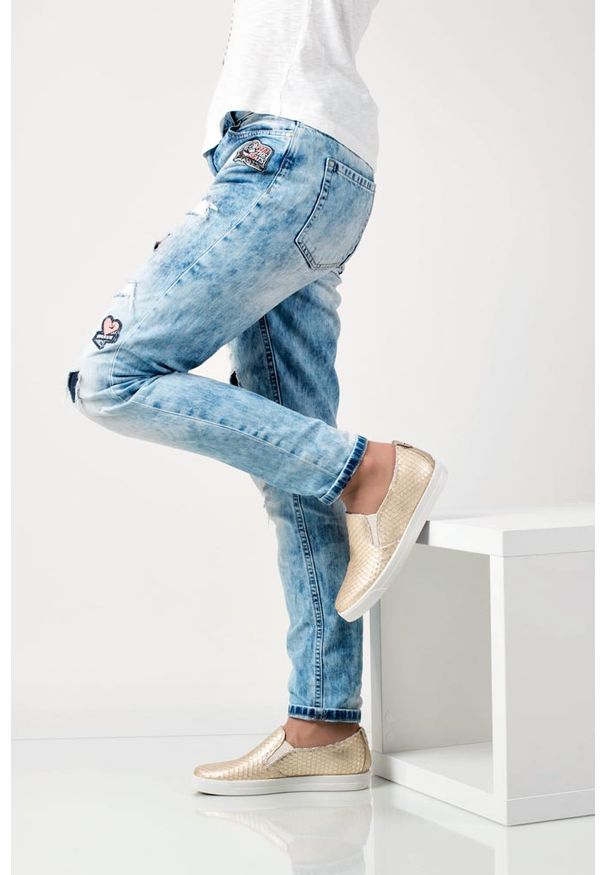 Igi & Co - Slip on igi&co 57893/00 dat1. Zapięcie: bez zapięcia. Kolor: złoty