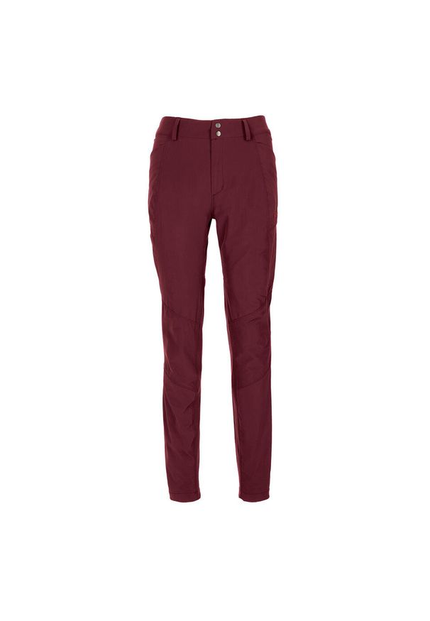 Spodnie softshellowe damskie Rab Women's Incline Light Pants. Kolor: czerwony