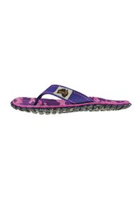 Gumbies - Japonki Islander. Nosek buta: okrągły. Kolor: fioletowy. Materiał: materiał, guma #2