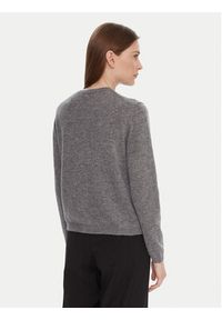 United Colors of Benetton - United Colors Of Benetton Kardigan 1002D501U Szary Regular Fit. Kolor: szary. Materiał: wełna