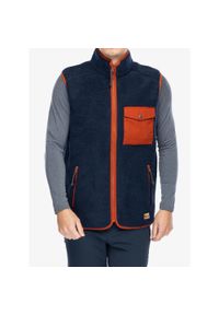 Fjällräven - Kamizelka męska Fjallraven Vardag Pile Fleece Vest. Kolor: niebieski
