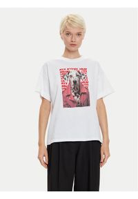 Imperial T-Shirt TV34IGTSRA Biały Regular Fit. Kolor: biały. Materiał: bawełna #1