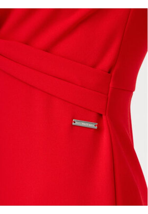 Calvin Klein Kombinezon K20K208177 Czerwony Wide Leg. Kolor: czerwony. Materiał: syntetyk