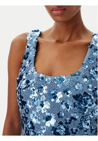 MICHAEL Michael Kors Sukienka koktajlowa MS5830EHHS Błękitny Slim Fit. Kolor: niebieski. Materiał: syntetyk. Styl: wizytowy #2