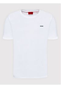 Hugo T-Shirt Dero222 50466158 Biały Regular Fit. Kolor: biały. Materiał: bawełna #4