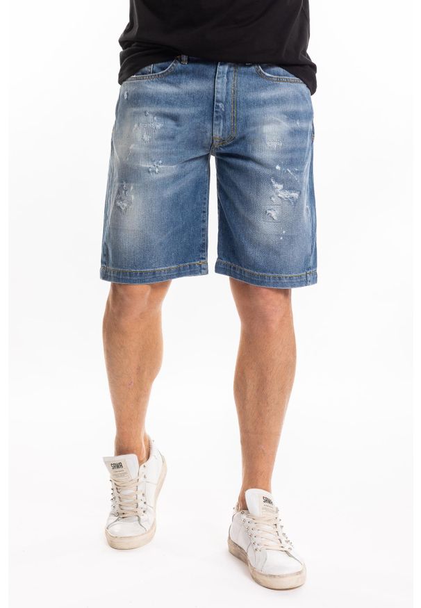 Takeshy Kurosawa Szorty | 83272 | Mężczyzna | Niebieski. Okazja: na co dzień. Kolor: niebieski. Materiał: bawełna. Styl: casual