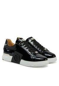 Philipp Plein - PHILIPP PLEIN Sneakersy SAES USC0667 PLE010 Czarny. Kolor: czarny. Materiał: skóra