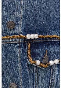 Miss Sixty Kurtka jeansowa damska przejściowa oversize. Kolor: niebieski. Materiał: jeans #4