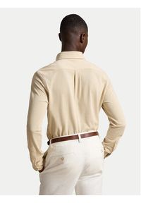 Polo Ralph Lauren Koszula 710P03967502 Beżowy jasny Slim Fit. Typ kołnierza: polo. Kolor: beżowy. Materiał: bawełna #5