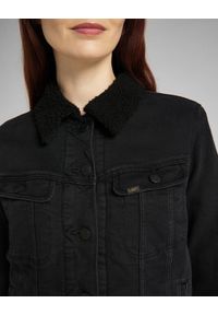 Lee - LEE SHERPA RIDER DAMSKA KURTKA JEANSOWA BLACK PARKER L54VOKSS 112140288. Materiał: jeans #2