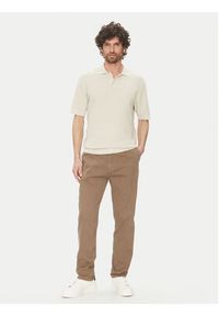 Only & Sons Polo Tony 22033571 Beżowy Regular Fit. Typ kołnierza: polo. Kolor: beżowy. Materiał: bawełna #3