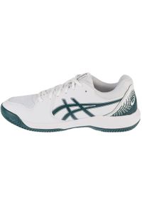 Asics - Buty do tenisa męskie, Gel-Dedicate 8 Clay. Kolor: biały, wielokolorowy, zielony. Sport: tenis