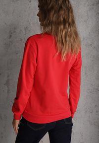 Renee - Czerwona Casualowa Bluza z Bawełną Akko. Okazja: na co dzień. Kolor: czerwony. Materiał: bawełna. Styl: casual #4