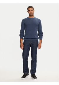 Jack & Jones Sweter 12264668 Niebieski Regular Fit. Kolor: niebieski. Materiał: bawełna