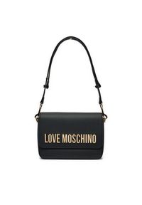 Love Moschino - LOVE MOSCHINO Torebka JC4023PP1LKD0000 Czarny. Kolor: czarny. Materiał: skórzane #4