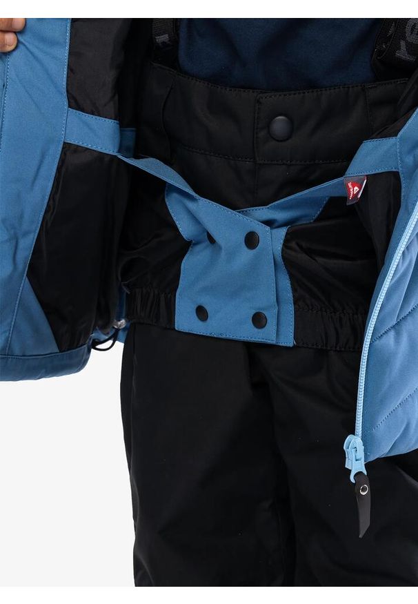 Kurtka z kapturem dla dziewczynki Reima Luppo. Typ kołnierza: kaptur. Kolor: niebieski. Materiał: puch. Sezon: zima. Sport: narciarstwo