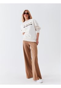 BOSS - Boss Bluza 50485251 Beżowy Oversize. Kolor: beżowy. Materiał: bawełna #1